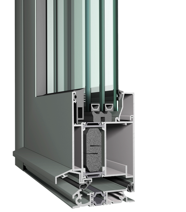 Porta aluminio ConceptSystem 77