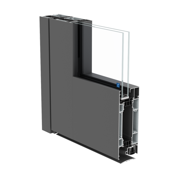 Porta aluminio ConceptSystem 77