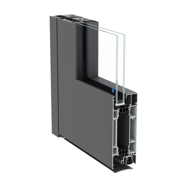 Porta aluminio ConceptSystem 77