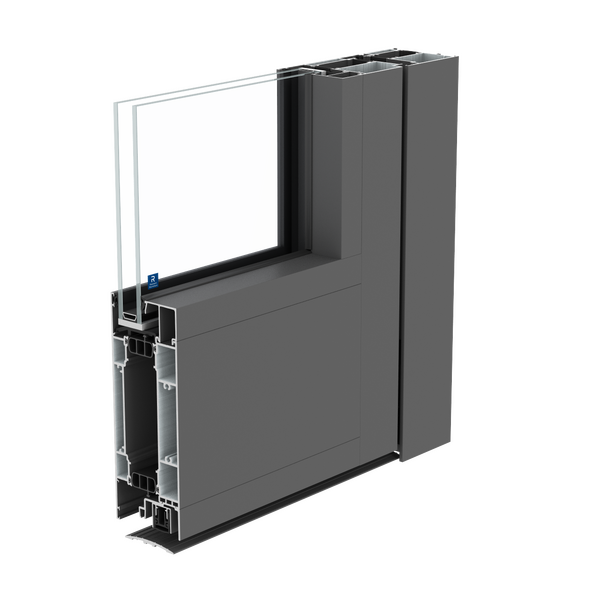 Porta aluminio ConceptSystem 77