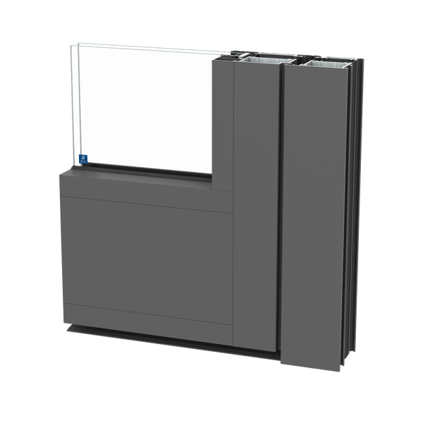 Porta aluminio ConceptSystem 77