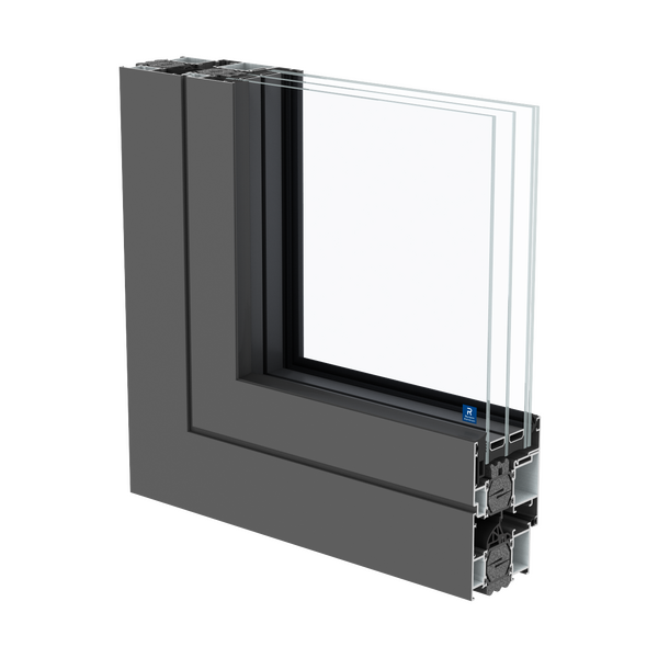 Janela de aluminio ConceptSystem 77