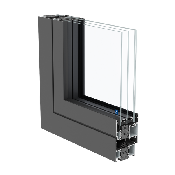 Janela de aluminio ConceptSystem 77