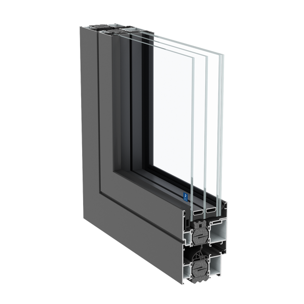 Janela de aluminio ConceptSystem 77