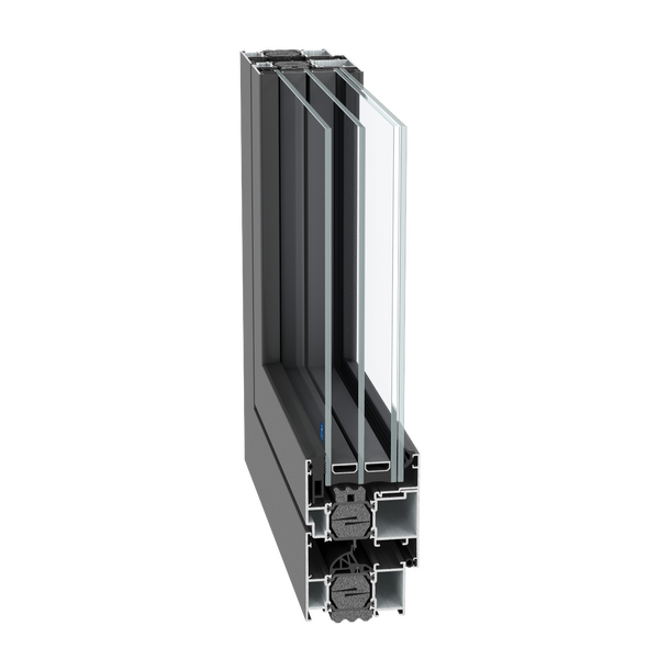 Janela de aluminio ConceptSystem 77