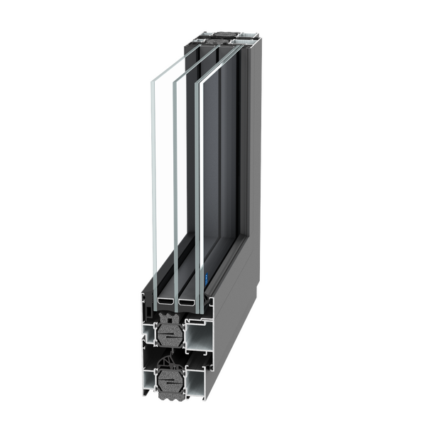 Janela de aluminio ConceptSystem 77