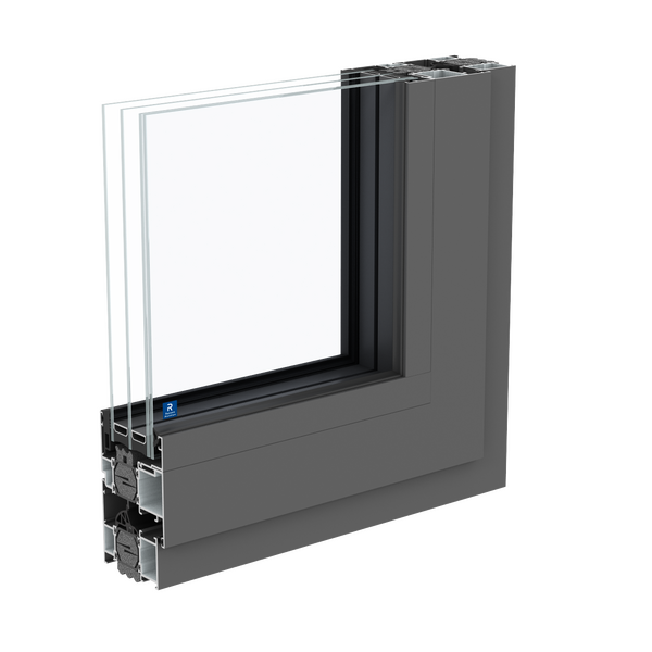 Janela de aluminio ConceptSystem 77