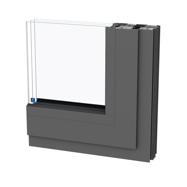 Janela de aluminio ConceptSystem 77