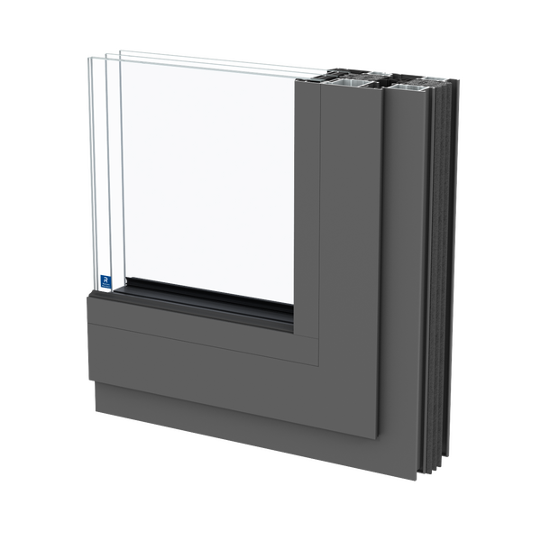 Janela de aluminio ConceptSystem 77