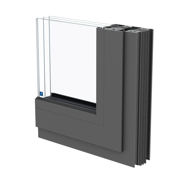 Janela de aluminio ConceptSystem 77