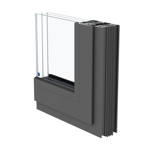 Janela de aluminio ConceptSystem 77