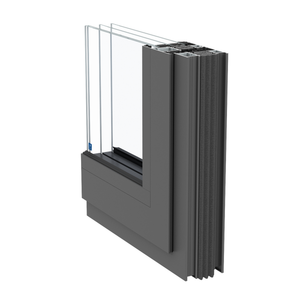 Janela de aluminio ConceptSystem 77