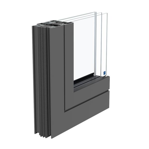 Janela de aluminio ConceptSystem 77