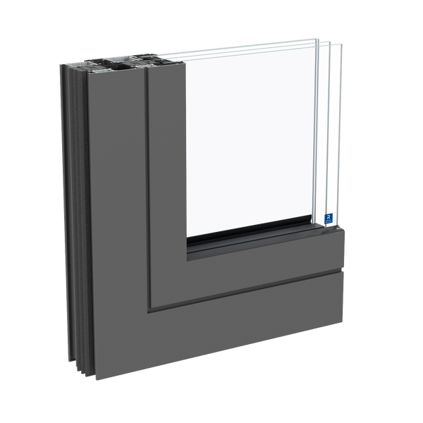 Janela de aluminio ConceptSystem 77