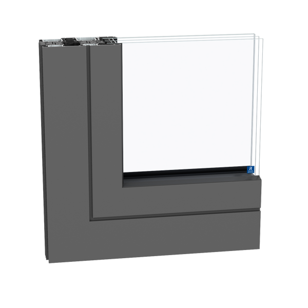 Janela de aluminio ConceptSystem 77