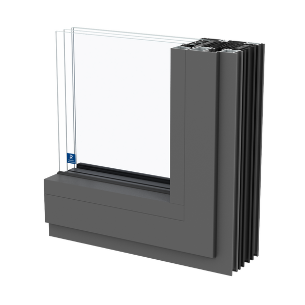 janela aluminio na caixilharia SlimLine 38