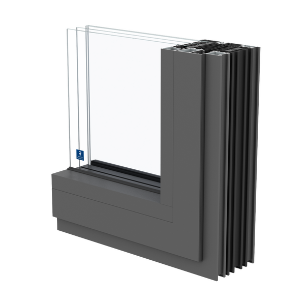 janela aluminio na caixilharia SlimLine 38