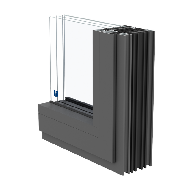 janela aluminio na caixilharia SlimLine 38