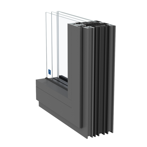 janela aluminio na caixilharia SlimLine 38
