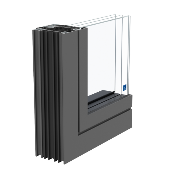 janela aluminio na caixilharia SlimLine 38