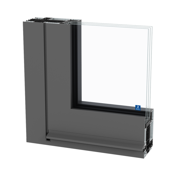 Janela aluminio MasterLine 8 com Alto isolamento