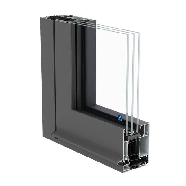 Janela aluminio MasterLine 8 com Alto isolamento