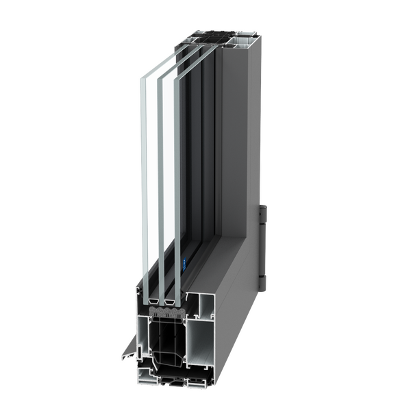 Janela aluminio MasterLine 8 com Alto isolamento