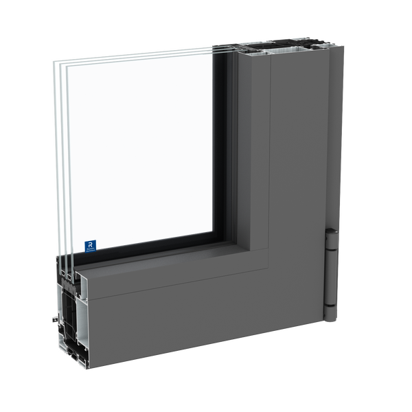 Janela aluminio MasterLine 8 com Alto isolamento