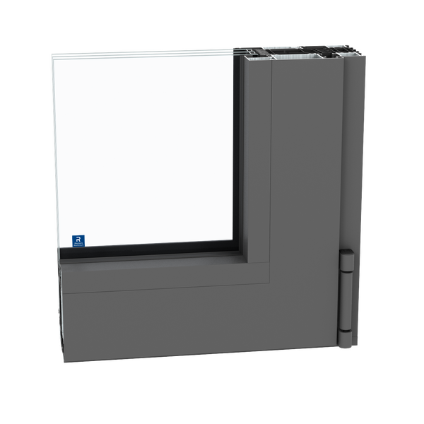 Janela aluminio MasterLine 8 com Alto isolamento