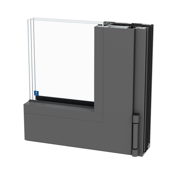 Janela aluminio MasterLine 8 com Alto isolamento