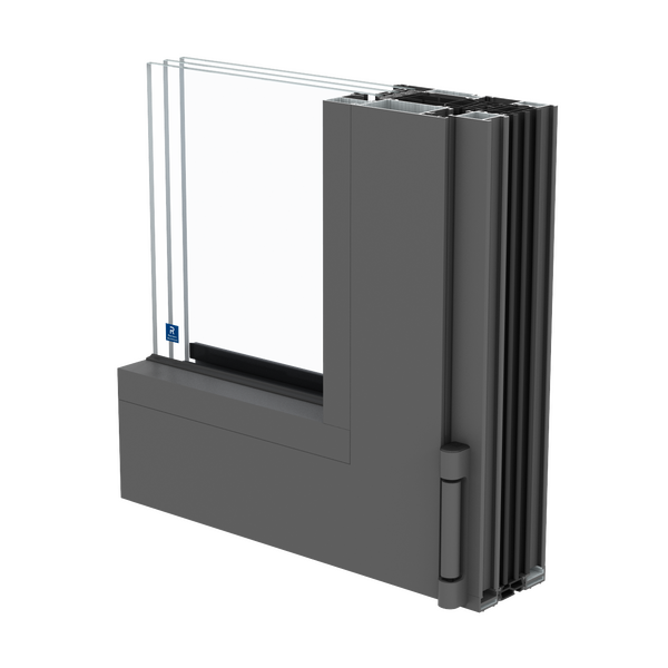 Janela aluminio MasterLine 8 com Alto isolamento