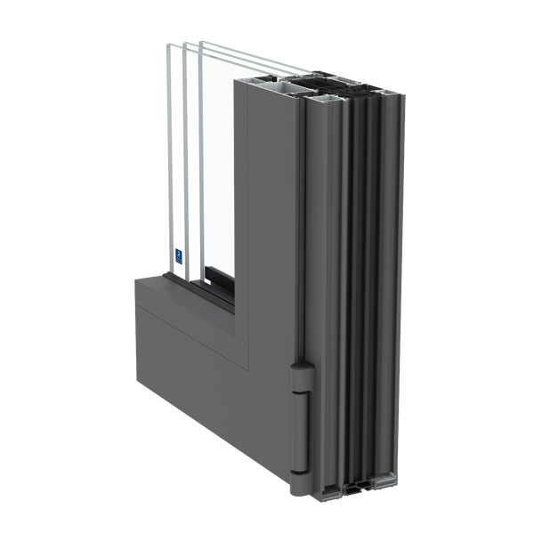 Janela aluminio MasterLine 8 com Alto isolamento