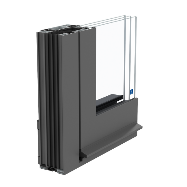 Janela aluminio MasterLine 8 com Alto isolamento