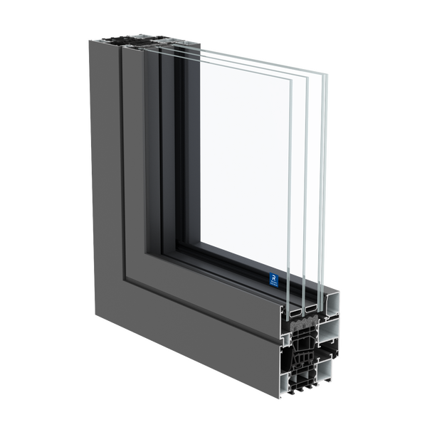 Janela de aluminio ConceptSystem 77