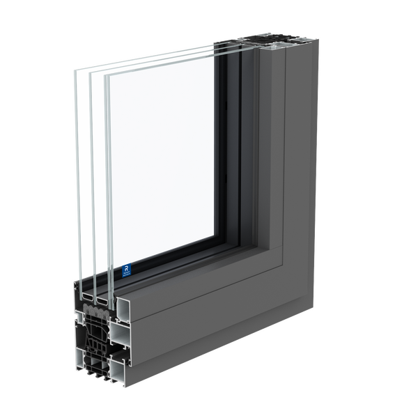 Janela de aluminio ConceptSystem 77