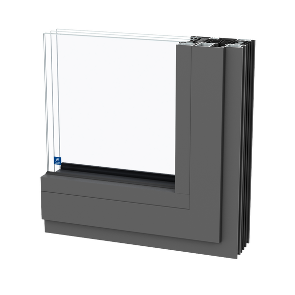 Janela de aluminio ConceptSystem 77