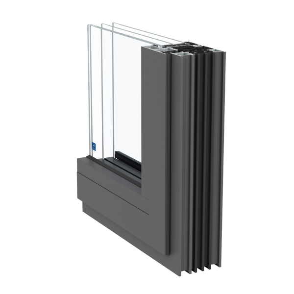 Janela de aluminio ConceptSystem 77