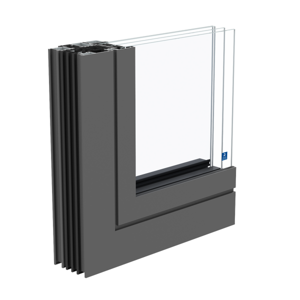 Janela de aluminio ConceptSystem 77