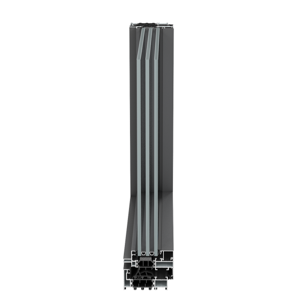 janelas em aluminio SlimLine 38 na variante ferro