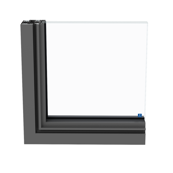 janelas em aluminio SlimLine 38 na variante ferro