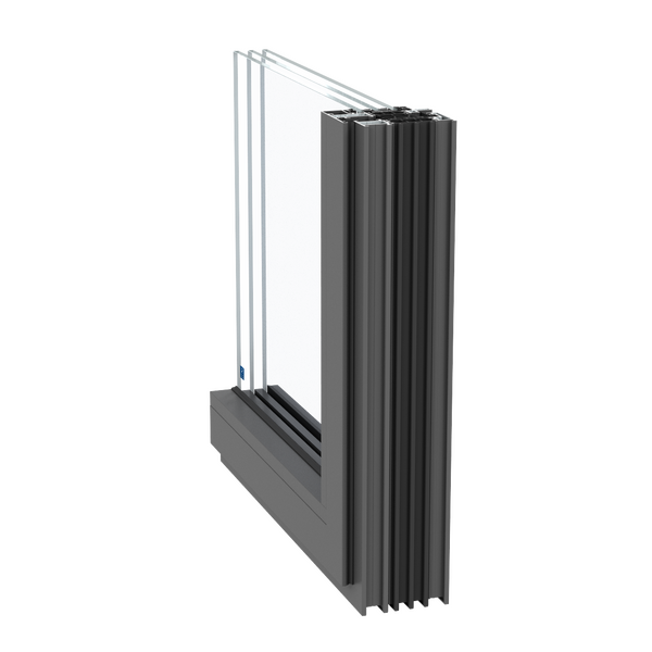 janelas em aluminio SlimLine 38 na variante ferro