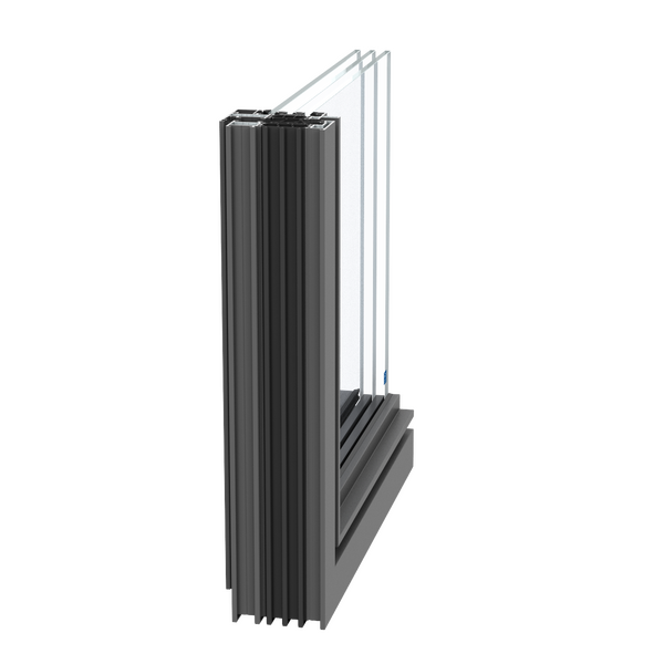 janelas em aluminio SlimLine 38 na variante ferro