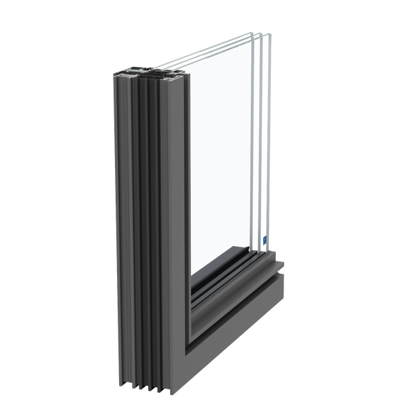janelas em aluminio SlimLine 38 na variante ferro