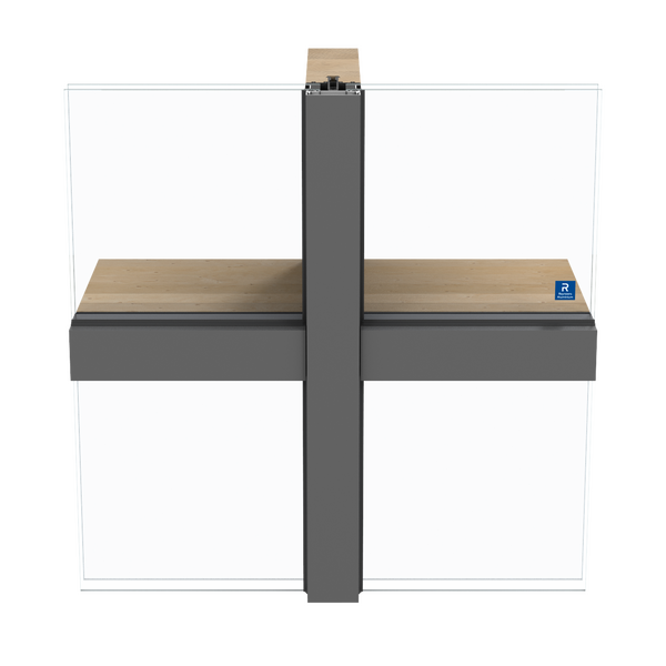 Brochura de produto da solução de caixilharia de aluminio e madeira TimberWall 50