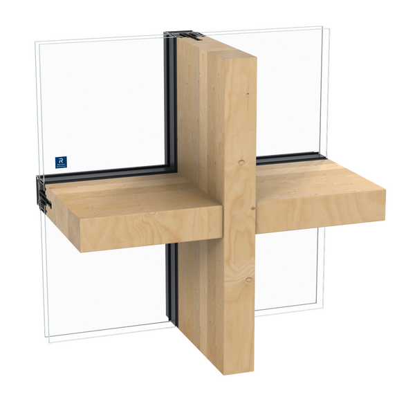 Brochura de produto da solução de caixilharia de aluminio e madeira TimberWall 50