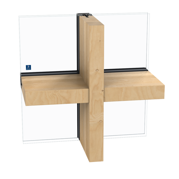 Brochura de produto da solução de caixilharia de aluminio e madeira TimberWall 50