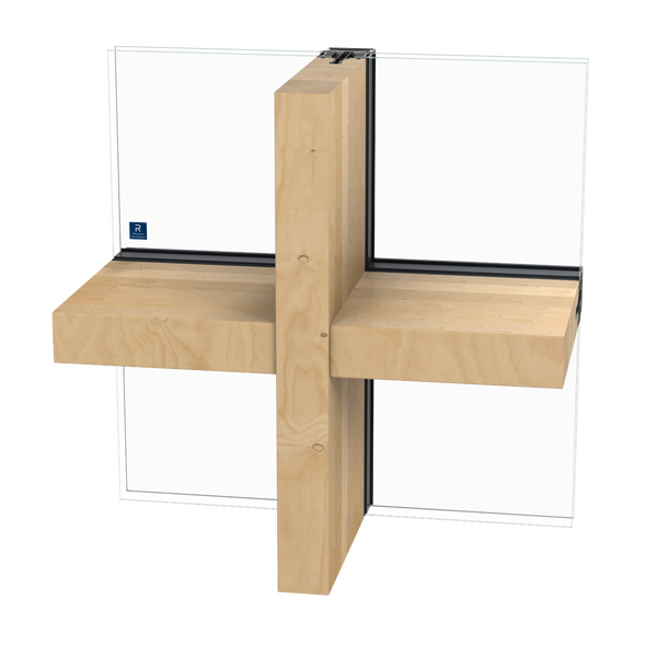 Brochura de produto da solução de caixilharia de aluminio e madeira TimberWall 50