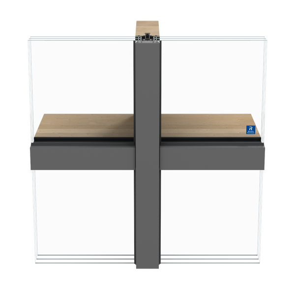 Brochura de produto da solução de caixilharia de aluminio e madeira TimberWall 50