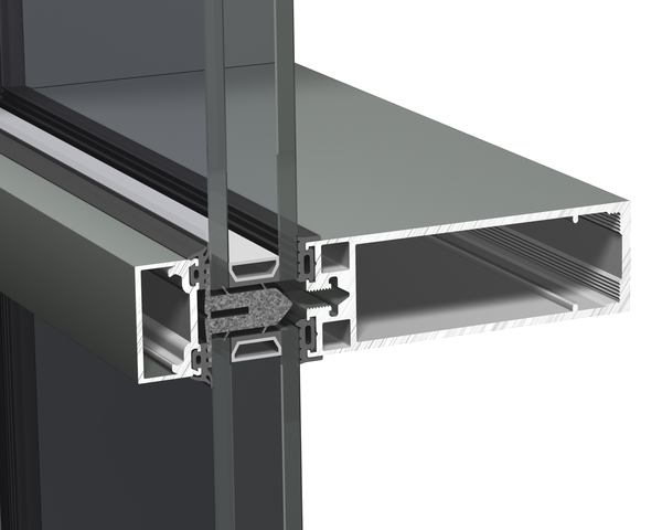 SlimWall 35 Mullion Transom