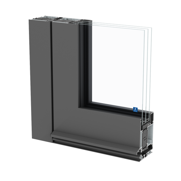 Janela de aluminio ConceptSystem 77